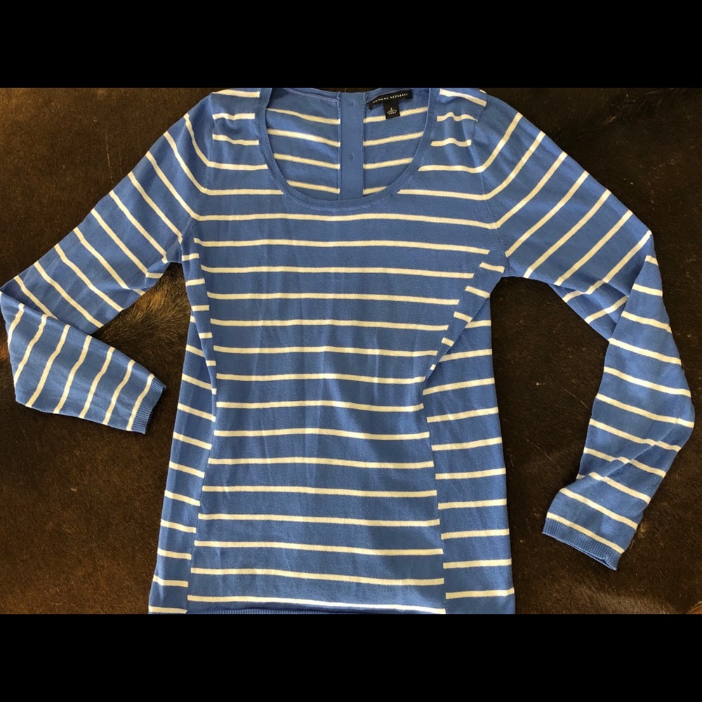 Blue stripe long sleeve